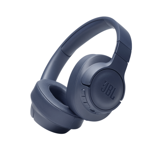 JBL Tune 760NC - Blue - Wireless Over-Ear NC Headphones - Hero